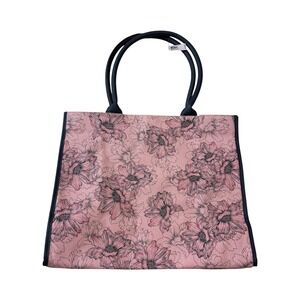 Victoria's Secret‎ Pink Floral Tote Bag Reusable Shopper Travel Beach Gym